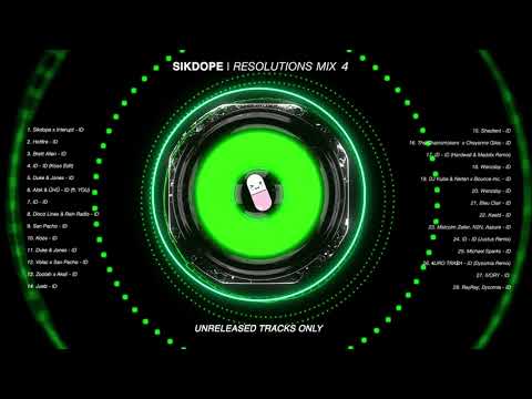 Sikdope Resolutions Mix #4 - Party House, Bass & EDM Mix - Unreleased ID's ONLY