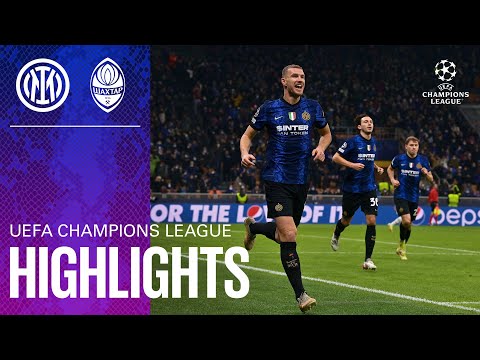 INTER 2-0 SHAKHTAR | HIGHLIGHTS | UEFA Champions League 2021/22 Matchday 05 ⚽⚫🔵