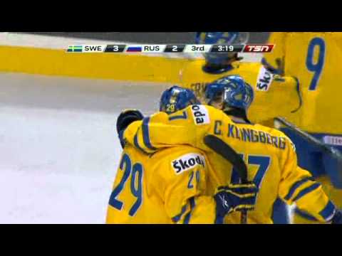 JVM Semifinal: Sverige - Ryssland - Cehlin gör 3-2
