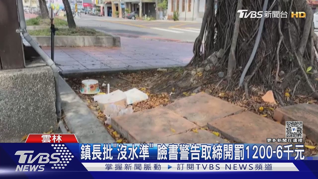斗南車站「神奇行道樹」 老是長出餐盒與空瓶