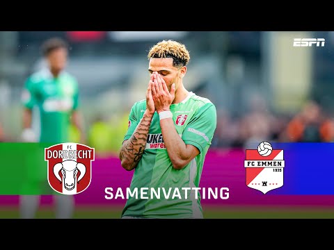 😰 SPANNING tot de LAATSTE SECONDE ⏱️ | Samenvatting FC Dordrecht - FC Emmen