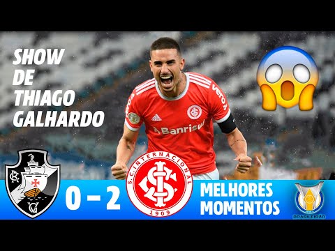 GOLAÇO DE THIAGO GALHARDO !  😱 Vasco 0 x 2 Internacional -  Brasileirão A - HD