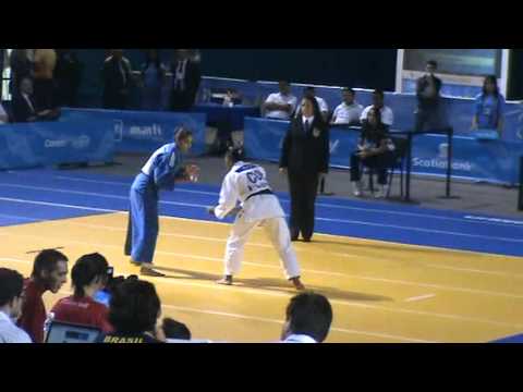 Judo Panamericano 2011 - Yaritza Abel ( CUB ) vs Mariana Silva ( BRA ) - 63 Kg Final