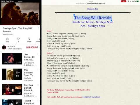 The Song Will Remain - Steeleye Span
