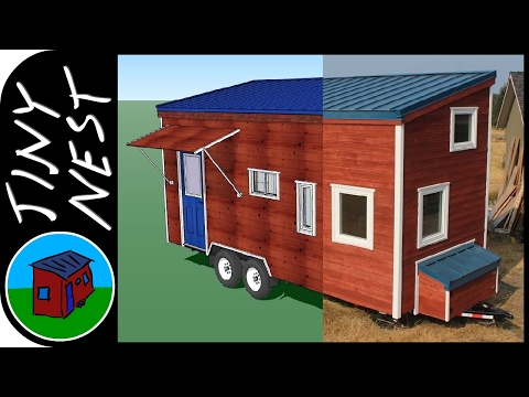 Tiny House Design Tutorial (3D Modeling in SketchUp)