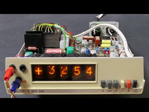 Nixie multimeter repair (M1T-242)