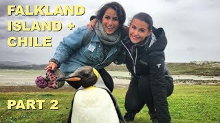 Playing with Penguins in Falkland Island,  Met a boy in Chile - Part 2