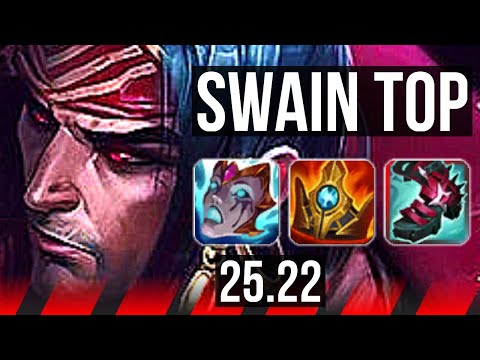 SWAIN vs SETT (TOP) | 6 solo kills, 45k DMG, 12/4/18, Dominating, Rank 19 | EUW Challenger | 25.22
