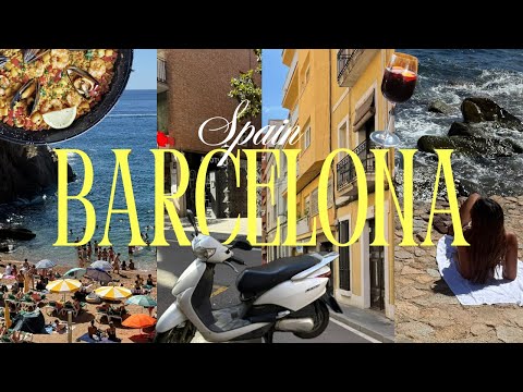 TRAVEL VLOG | SPAIN, BARCELONA (My FIRST Time, Paella Cooking Class, Beaches, Custom Bikini Studio)