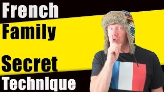 Family Words in French - Learn French with SECRET technique - ma famille en français