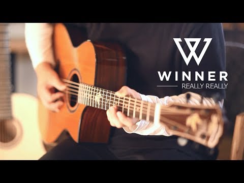 WINNER - Really Really [Fingerstyle] Gopherwood i320RCE