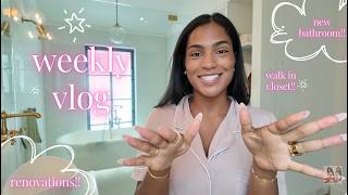 WEEKLY VLOG ♡ (a week of NEW HOUSE renovations!! throwing a house party, game nights, cleaning+!!)