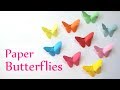 DIY crafts: Paper BUTTERFLIES (very EASY ...