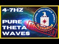 4-7hz PURE Theta Waves | CIA Hemi Sync | WONDERFUL Brain Stimulation! | Binaural Beats