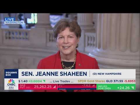 On Squawk Box, Shaheen Underscores Urgent Need for Action on Health Care Affordability
