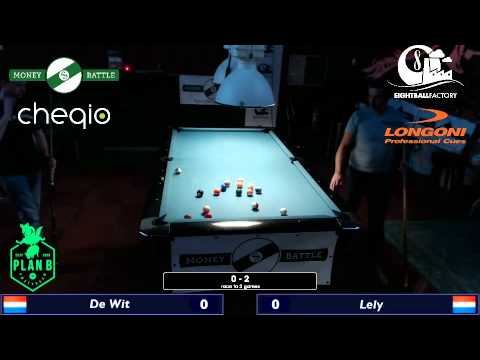 Amsterdam Open One-Pocket 1st Quarter final Match - Pepijn de Wit - Alex Lely