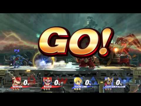 SSB4 | Doubles | Luna (Bowser) & PaXz (Wario) vs Neku (T. Link) & Cri Cri (C. Falcon)