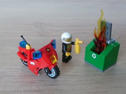 Vidéo LEGO City 60000 : La moto des pompiers