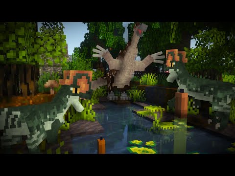 Costruiamo la palude preistorica DEFINITIVA!!! - Minecraft Dinosaurs Survival (Fossili e Archeolo...