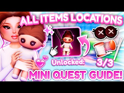 ⚠*ALL* CRAFT ITEMS LOCATIONS To Get LANA DOLL In NEW UPDATE Dress To Impress Roblox