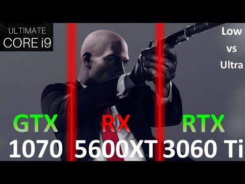 Hitman 3 Benchmark GTX 1070 | RX 5600 xt | RTX 3060 ti | 1080p | 1440p | 4K 60FPS Ultra