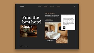 UI UX Design - Modern Hotel Website Design and Landing Page - Fazil Studio