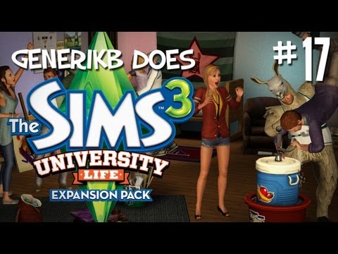 Generikb Does The Sims 3 University Life Ep17 - "Gurl B Giving Me Mixed Signals!"