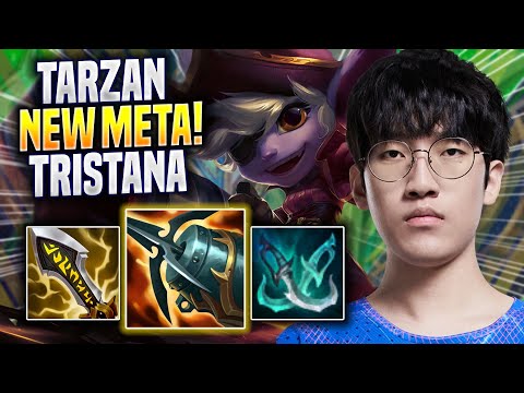 TARZAN CRAZY NEW META TRISTANA JUNGLE! - LNG Tarzan Plays Tristana JUNGLE vs Hecarim!