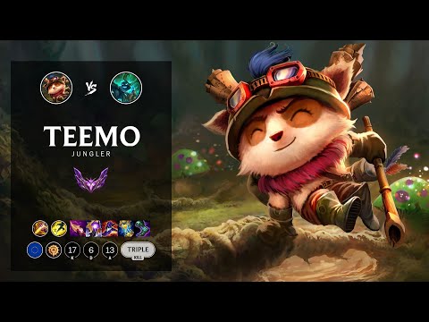 Teemo Jungle vs Hecarim - EUW Master Patch 12.14