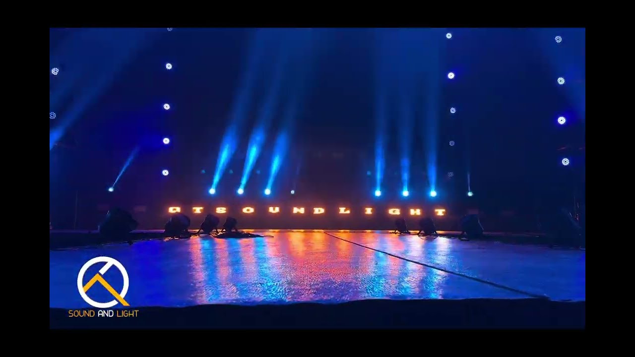 Setup gấp rút hệ thống thiết bị âm thanh ánh sáng đợi giờ diễn Show #QTSoundLight