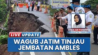 Akses Bondowoso-Jember Terganggu, Emil Dardak Pastikan Penanganan Jembatan Ambles Jadi Prioritas