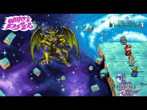 What's Faster? - Final Fantasy Pixel Remasters