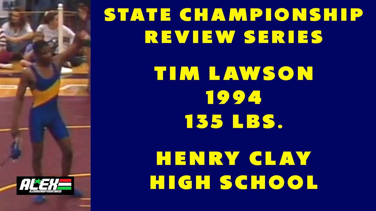 State Wrestling Championship match review w/ Tim Lawson (Henry Clay HS; 1994 135 lbs.)