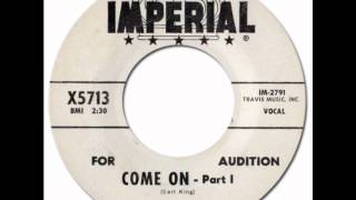 EARL KING - "COME ON" [Imperial 5713] 1960