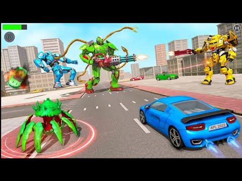 Optimus Prime Multiple Transformation Jet Robot Car Game 2020 Android Gameplay- part 2