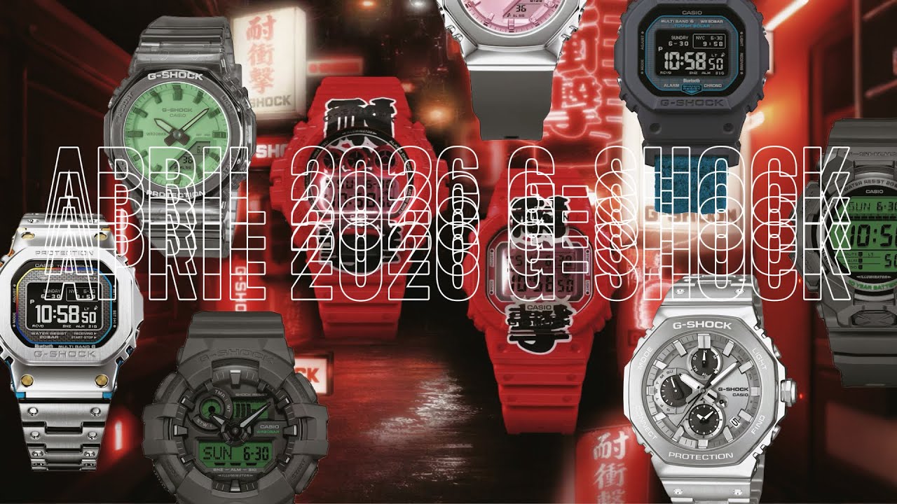 April 2026 New G-Shock releases & updates!