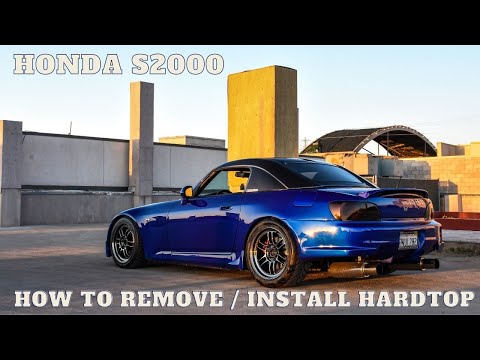 How to remove and install Honda S2000 Hardtop