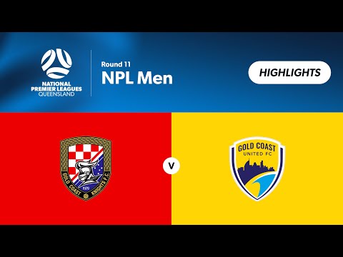 NPL Men Round 11 - Gold Coast Knights vs. Gold Coast United Highlights