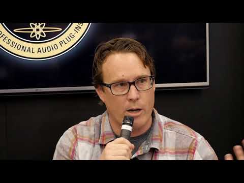 Cameron Webb at McDSP booth NAMM 2018