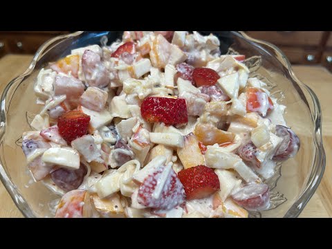 Fresh Apple Fruit Salad