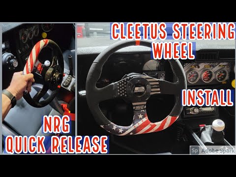 Cleetus Mcfarland Steering Wheel and NRG Quick Release installed Third Gen Camaro 82-92