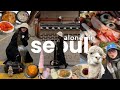 4 Days ALONE IN KOREA LOTS Of Good Eats Shopping Alpacas Night Markets Sightseeing ೃ