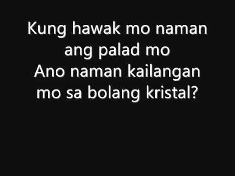 ABRA FT. KZ TANDINGAN - BOLANG KRISTAL ( LYRICS )