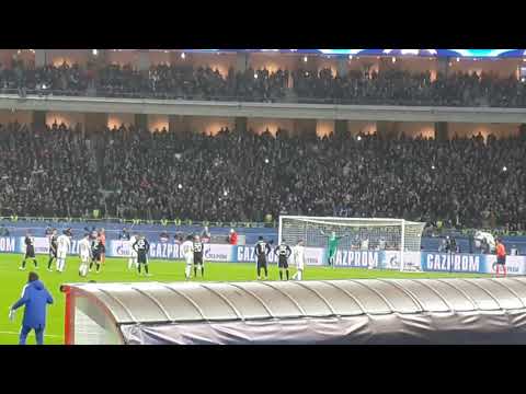 Hazard's goal vs Qarabag - Champions League, 22.11.2017. Live from stand