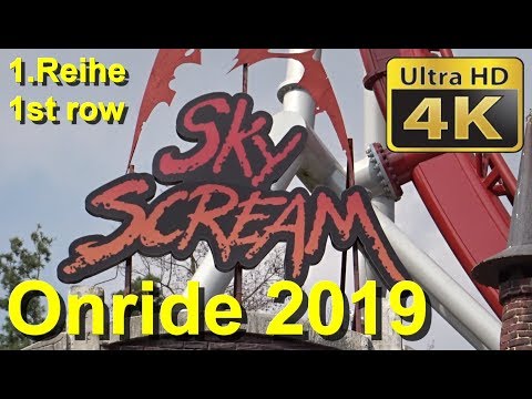 Holiday Park - Sky Scream On ride 2019 (High Quality Onride) GoPro7 UHD 2160P [Erste Reihe / 4K POV]
