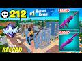 212 Elimination RANKED RELOAD Gameplay Wins Fortnite Chapter 7 PS5 Controller