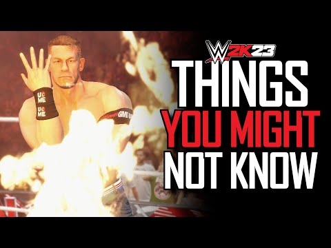 WWE 2K23: Things You Might Not Know #2 (Dream Match, New Moves, Fire Details & More)