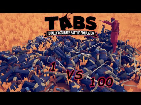 TABS | Can The Sensei or Artemis Defeat 100 Units !?