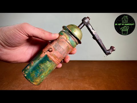 Restoration of a greek brass pepper mill I Dr. Hut of Handcraft