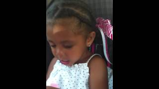 3yr old singing fantasia collard greens and cornbread